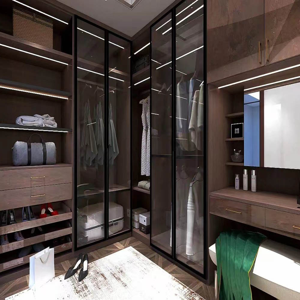 Solid wood bedroom wardrobe